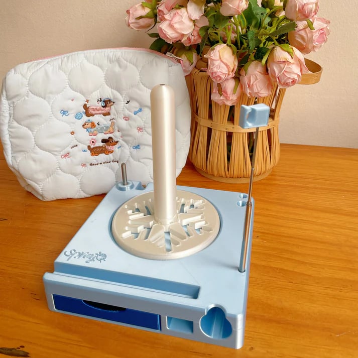 💜Hot Sale 49% OFF - Shiny Portable Multi-Functional Yarn Spool Box ✨