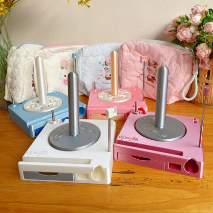 💜Hot Sale 49% OFF - Shiny Portable Multi-Functional Yarn Spool Box ✨