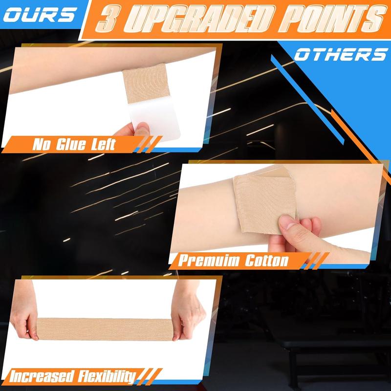 LANQIO Kinesiology Tape for Shoulder Pain Relief – Pre-Cut, Waterproof, Breathable, and Elastic Tape for Sports & Muscle Support