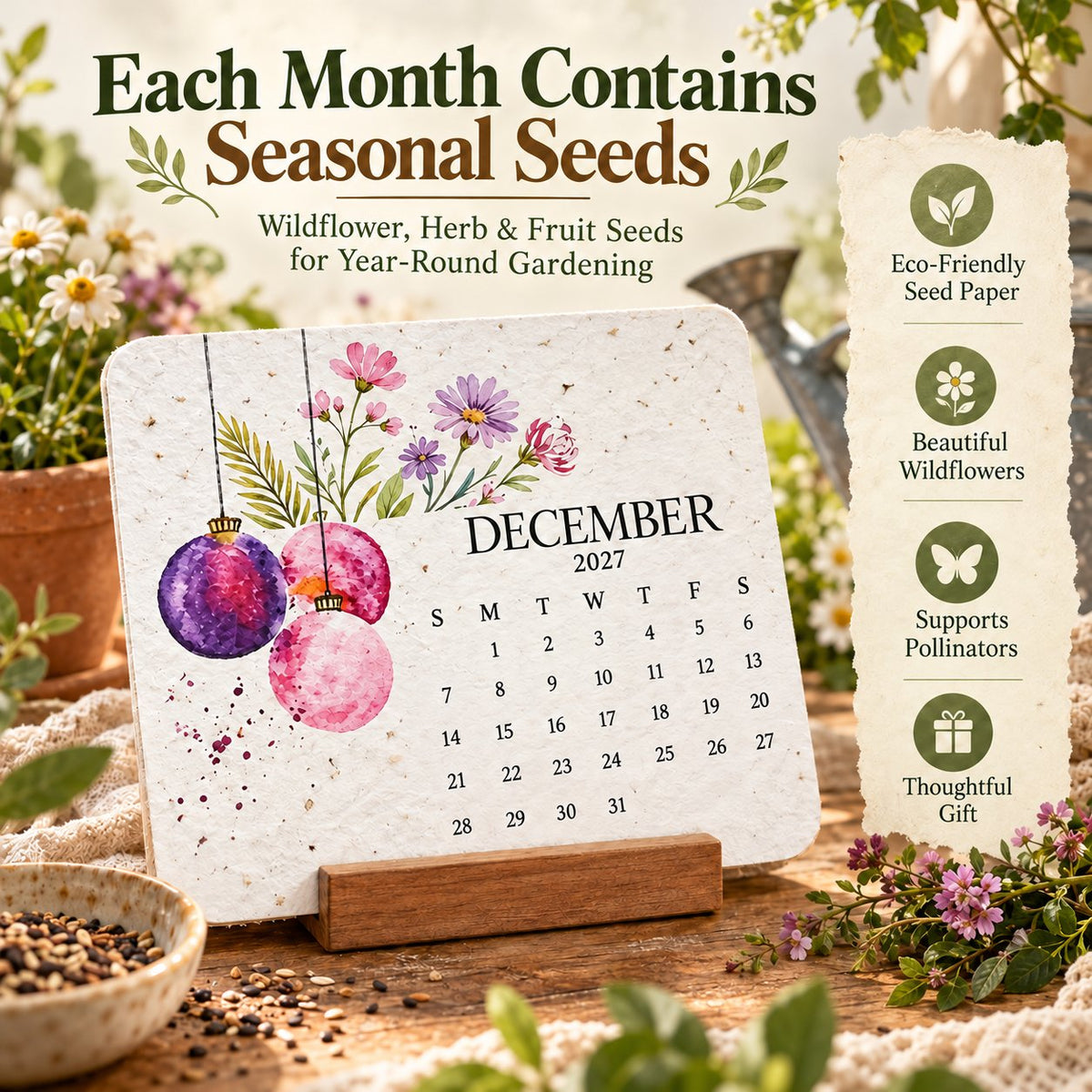 Timeless Seed Calendar 2027
